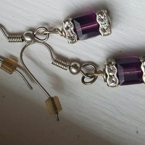 Amethyst  earrings